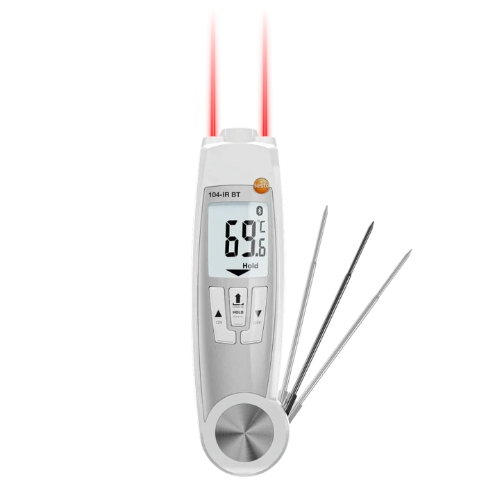 Testo 104-IR BT Infrared/Penetration Thermometer with App Connection