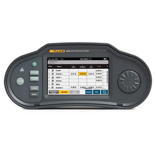 5580852 – FLUKE 1672 UK,UK,INSTALLATION TESTER W/MEM -FLUKE