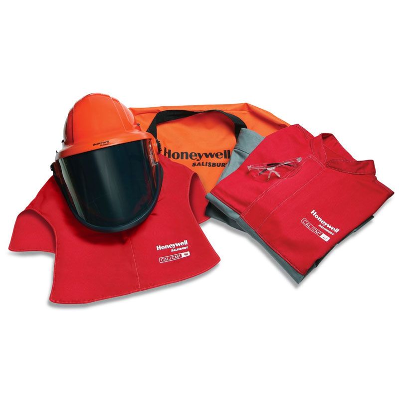 Pro-Wear Plus 12 cal/cm² Arc Flash Protection Coverall Kit with Lift-Front Hood